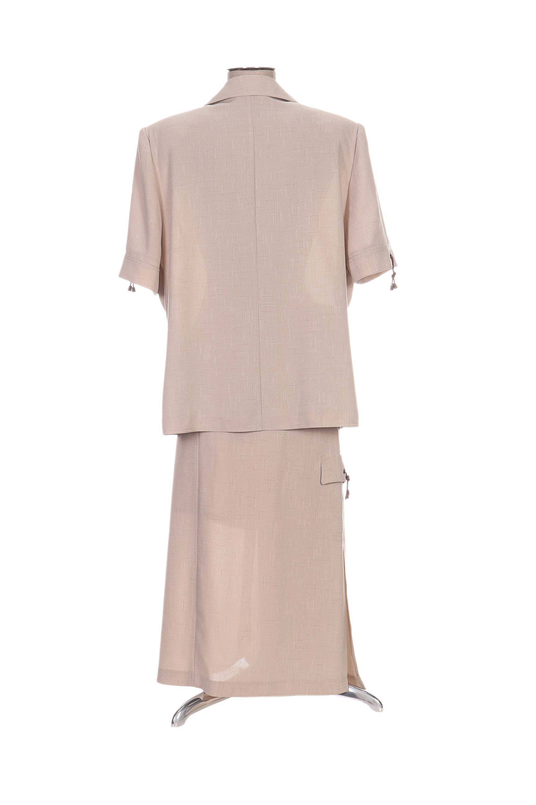 C S Creations Jupe Veste Femme couleur beige