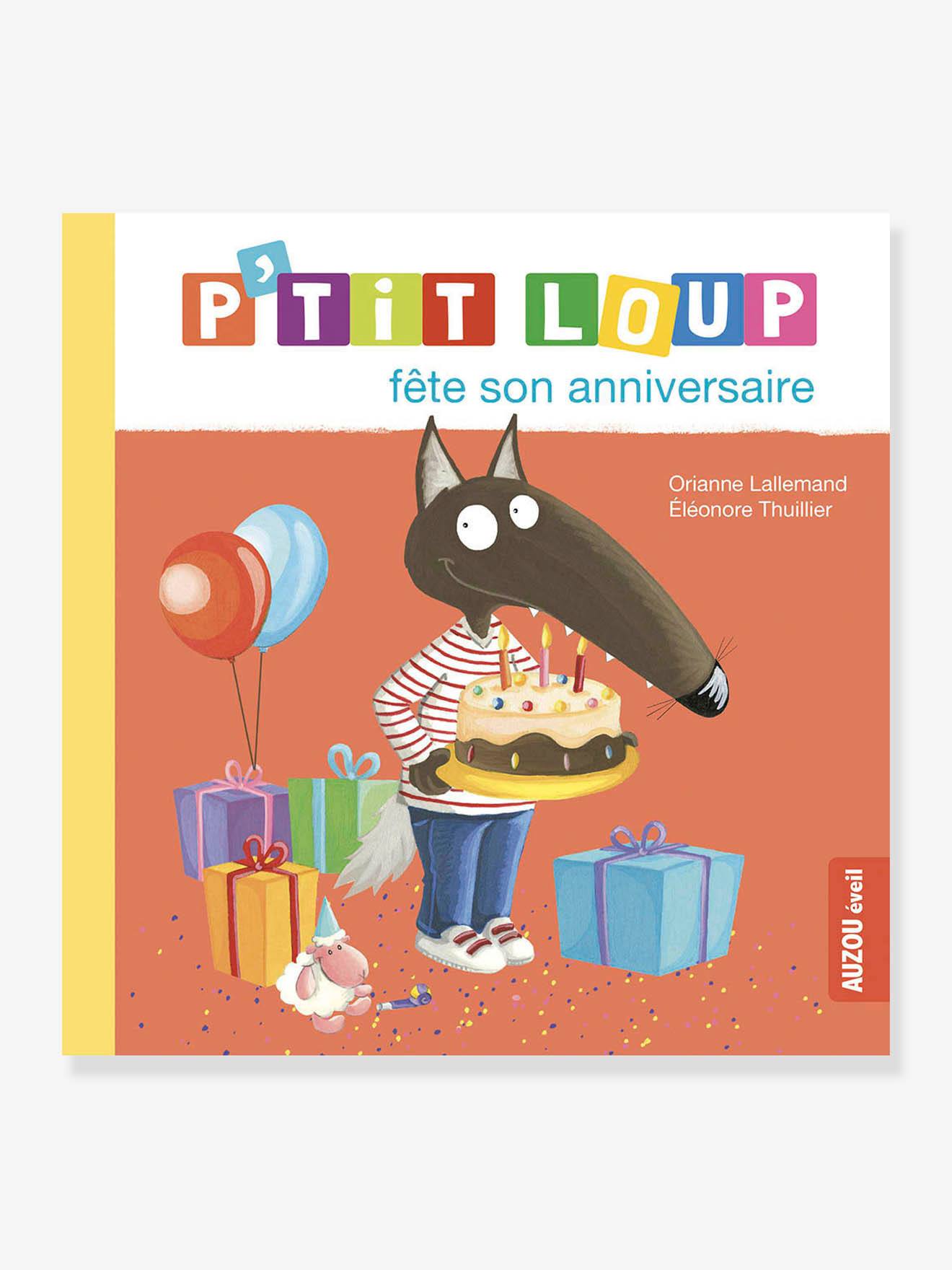 P’TIT LOUP fête son anniversaire AUZOU orange