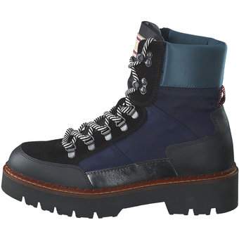 SCOTCH & SODA Olivine Schnür Boots in blau
