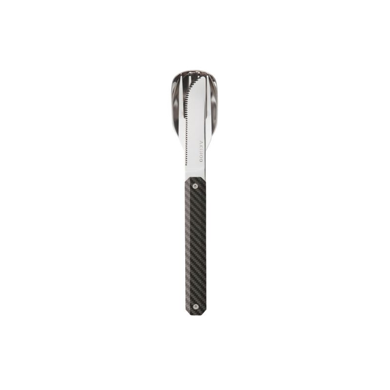 Akinod Magnetic Straight Cutlery 12H34 Mirror Carbone