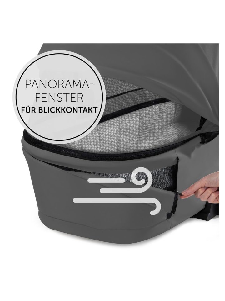 Hauck Faltbare Babywanne (Carrycot) für Walk N Care in schwarz,grau günstig kaufen onesize