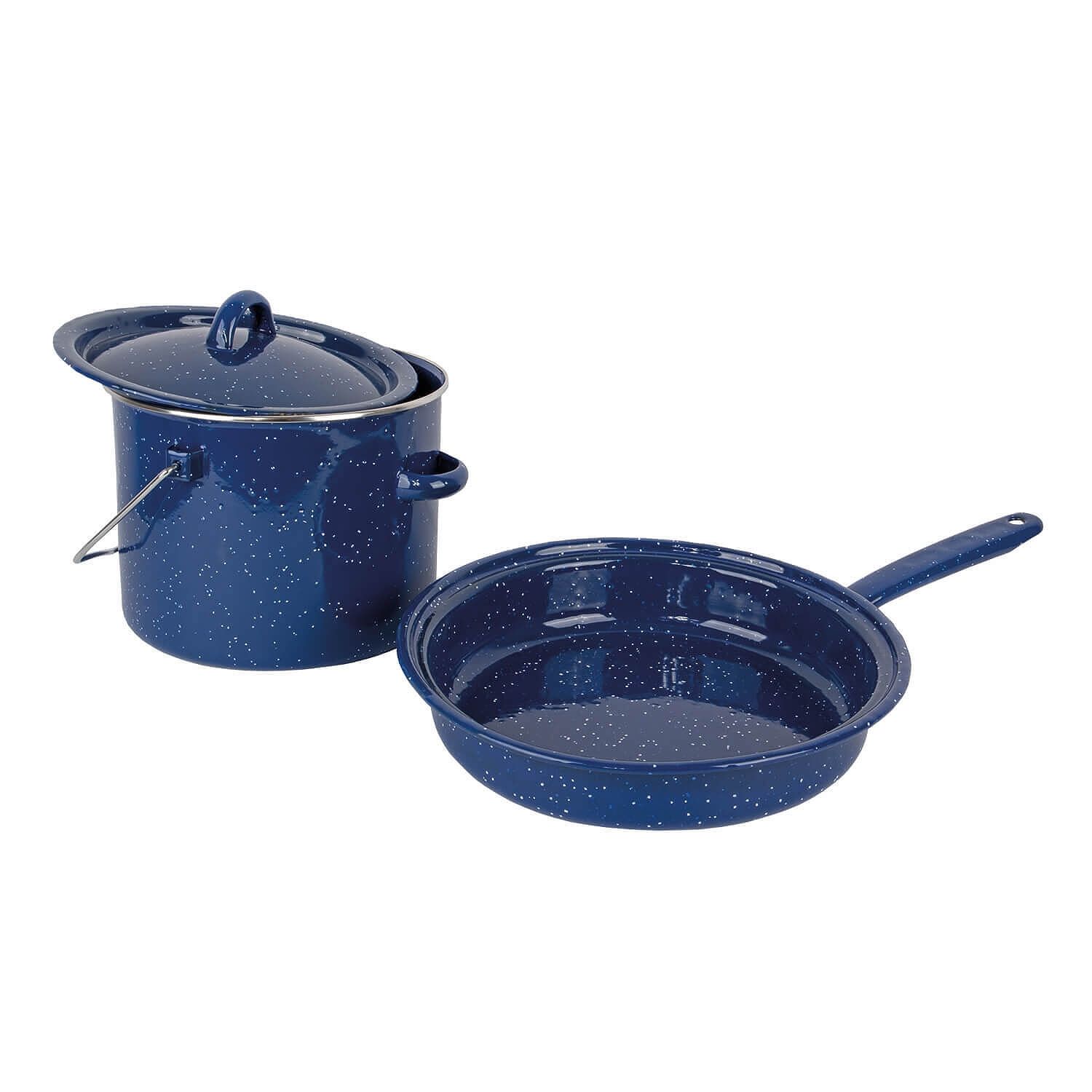 Emaille Koch-Set Western