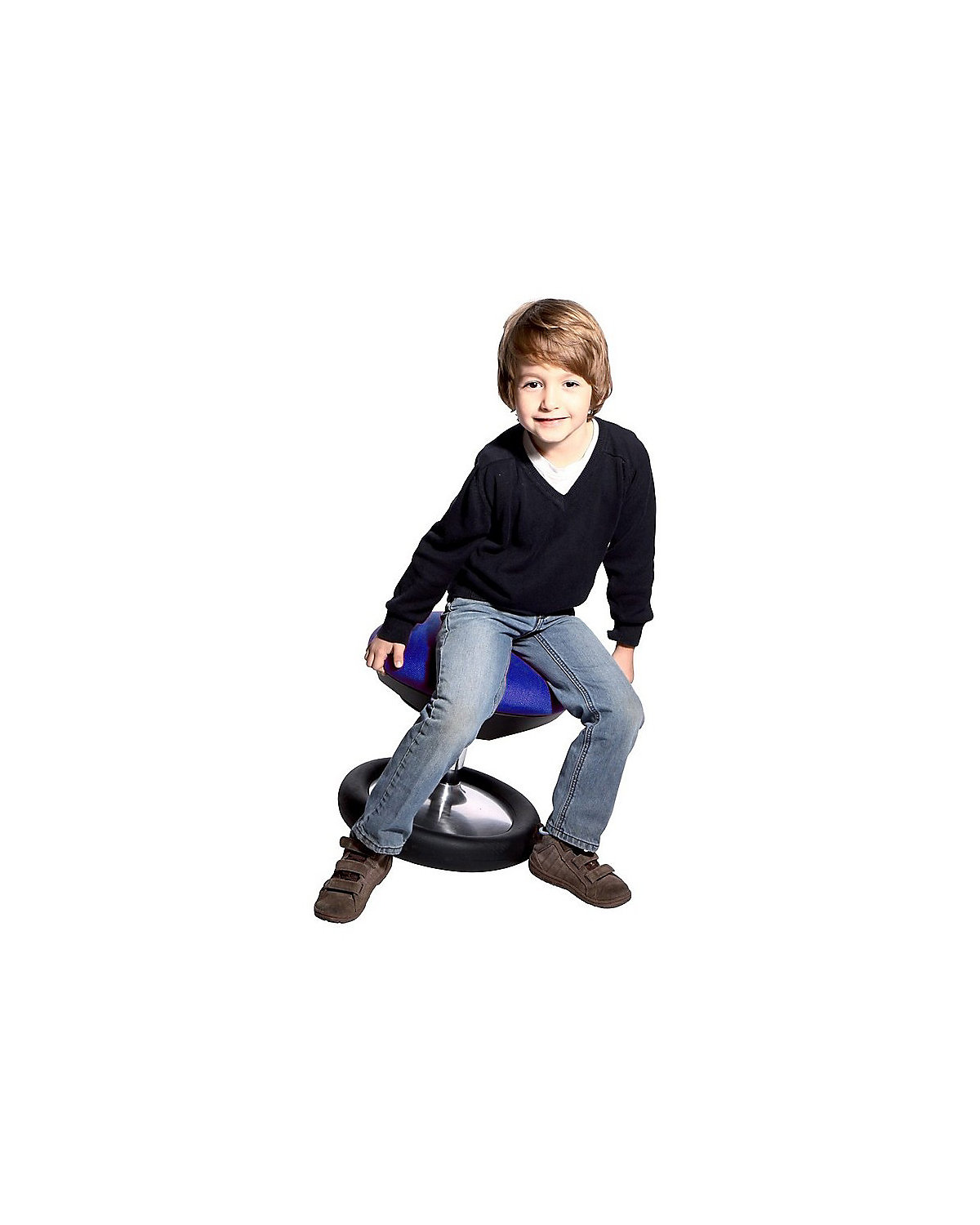 Kinder Fitnesshocker Sitness Kid 20, chrom/blau