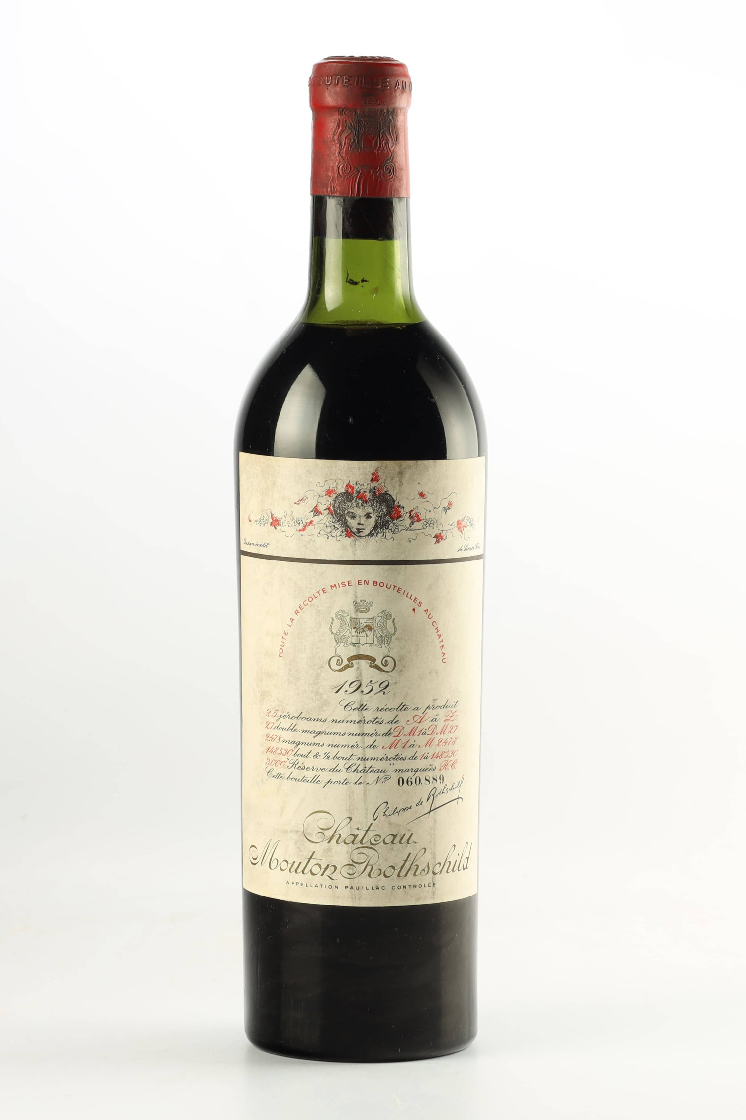 Château Mouton Rothschild 1952, Pauillac