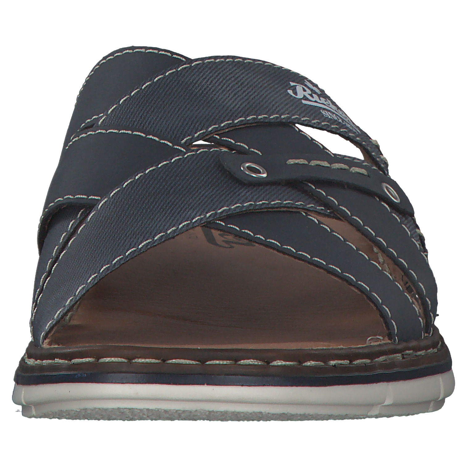 Rieker 25199, Pantoletten, Herren, Grau (Whitedenim/Jeans)