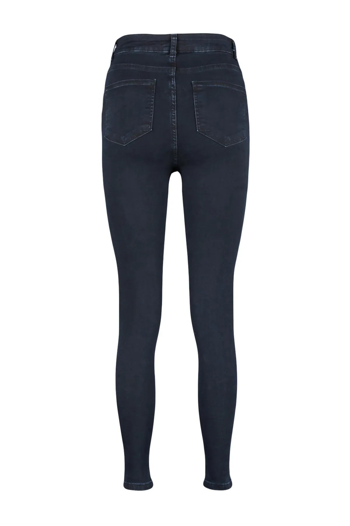 Trendyol Collection  Mitternachtsblaue Skinny-Jeans mit Schlankheitseffekt und superhoher Taille TWOSS23JE00080