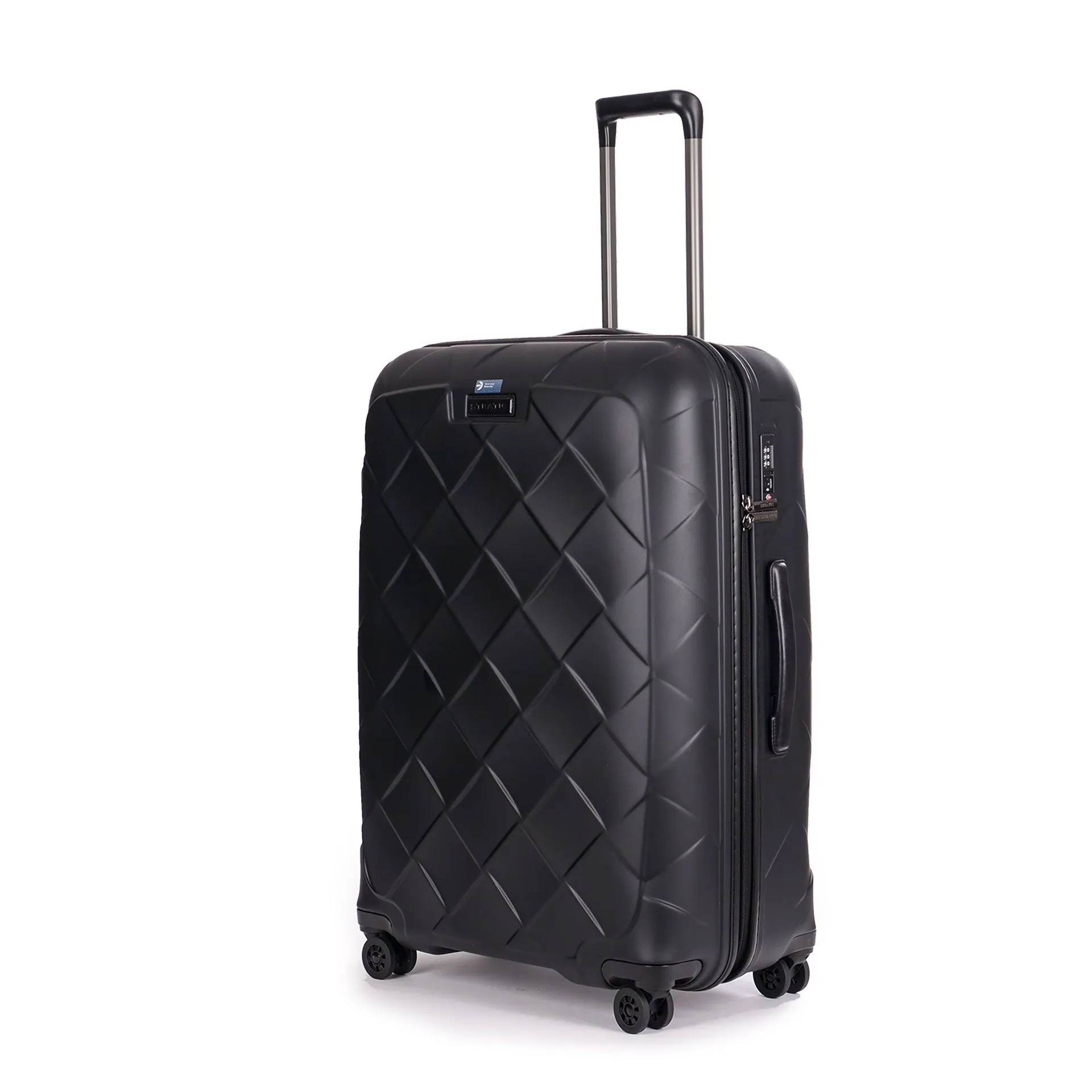 Stratic Leather&More - Hartschalen-Koffer L (bis 76cm) - matt black
