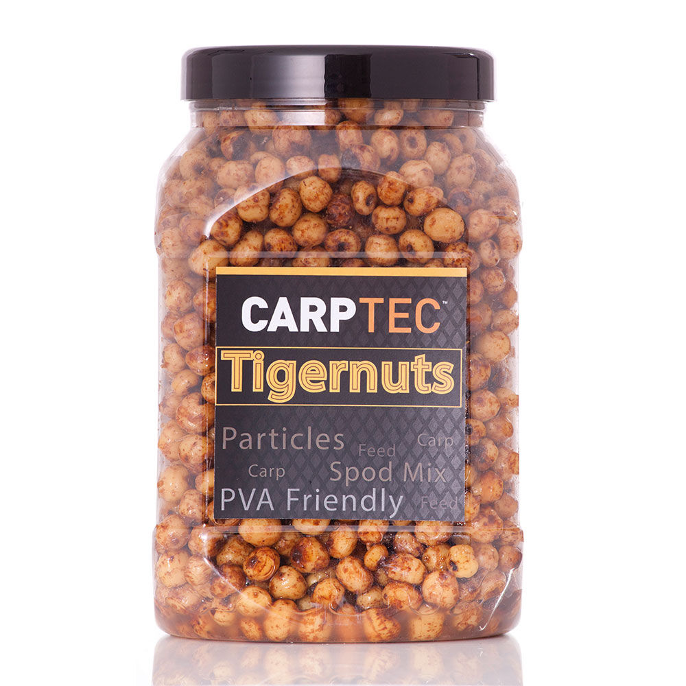 Gekochte Samen, Karpfen-Dynamitköder, Carptec-Partikel, Erdmandeln