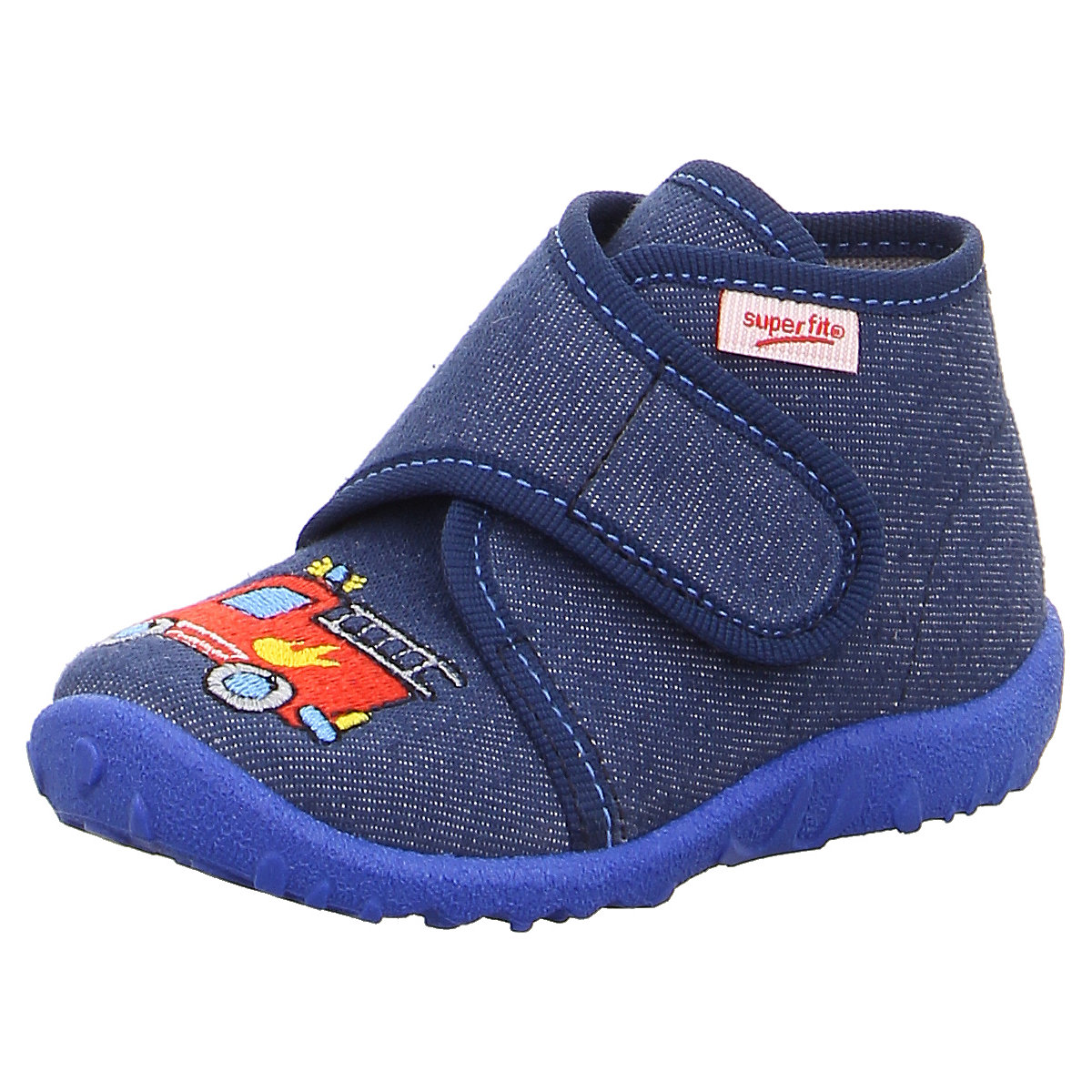 Baby Hausschuhe SPOTTY für Jungen, WMS-Weite M3, Fahrzeuge