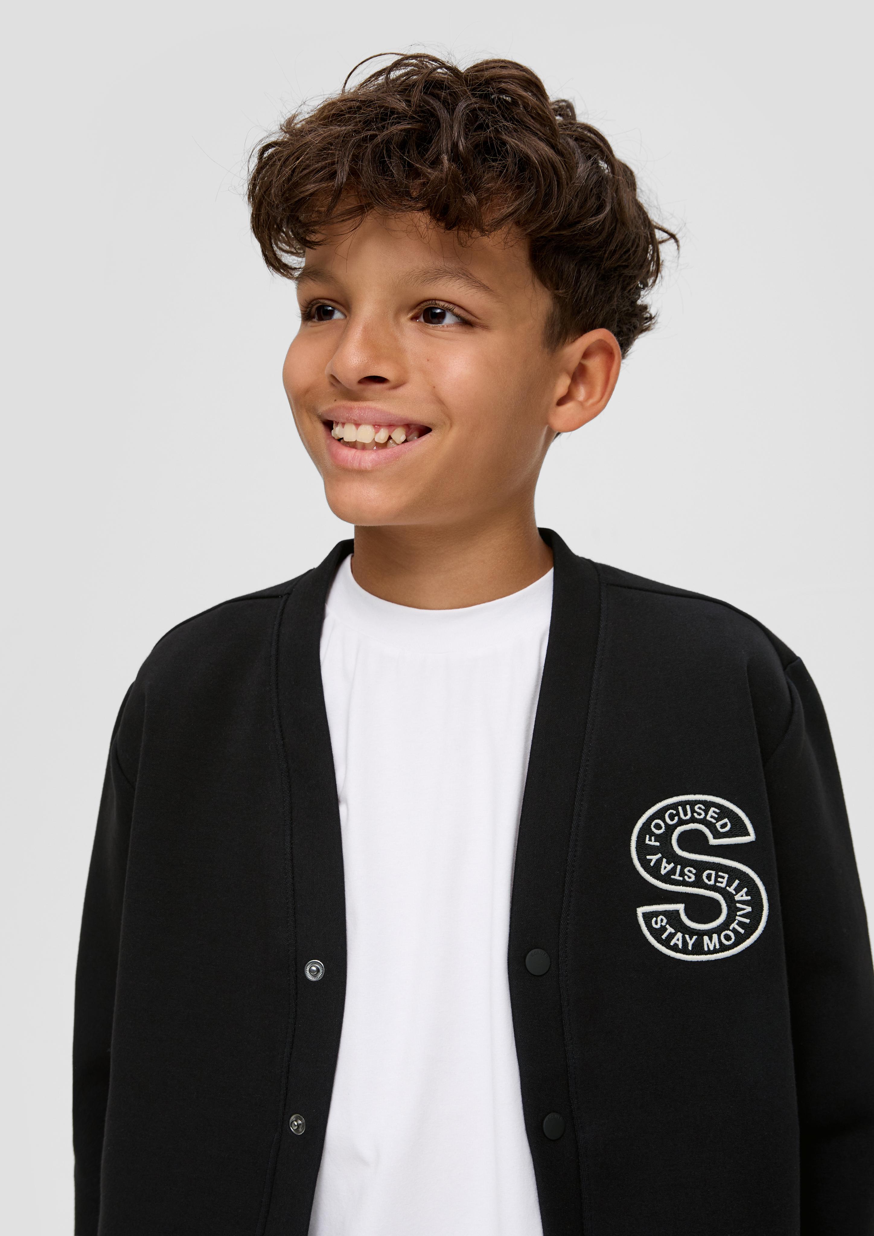 Sweatjacke im College-Stil  2140641-9999