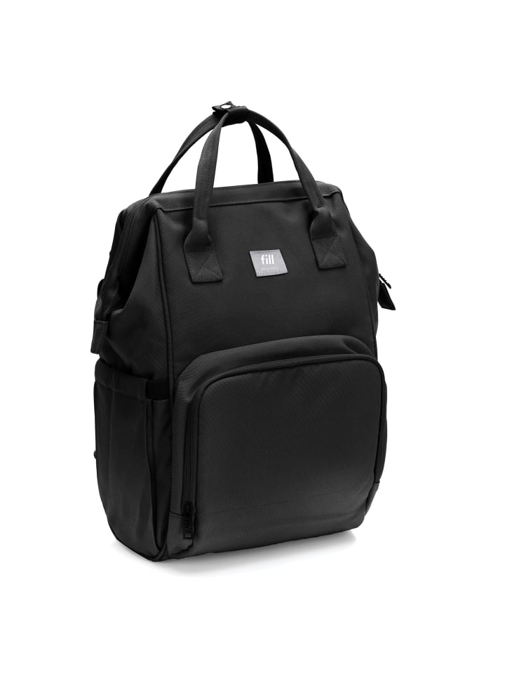 fillikid Wickelrucksack Barcelona Exklusiv in Schwarz günstig kaufen onesize