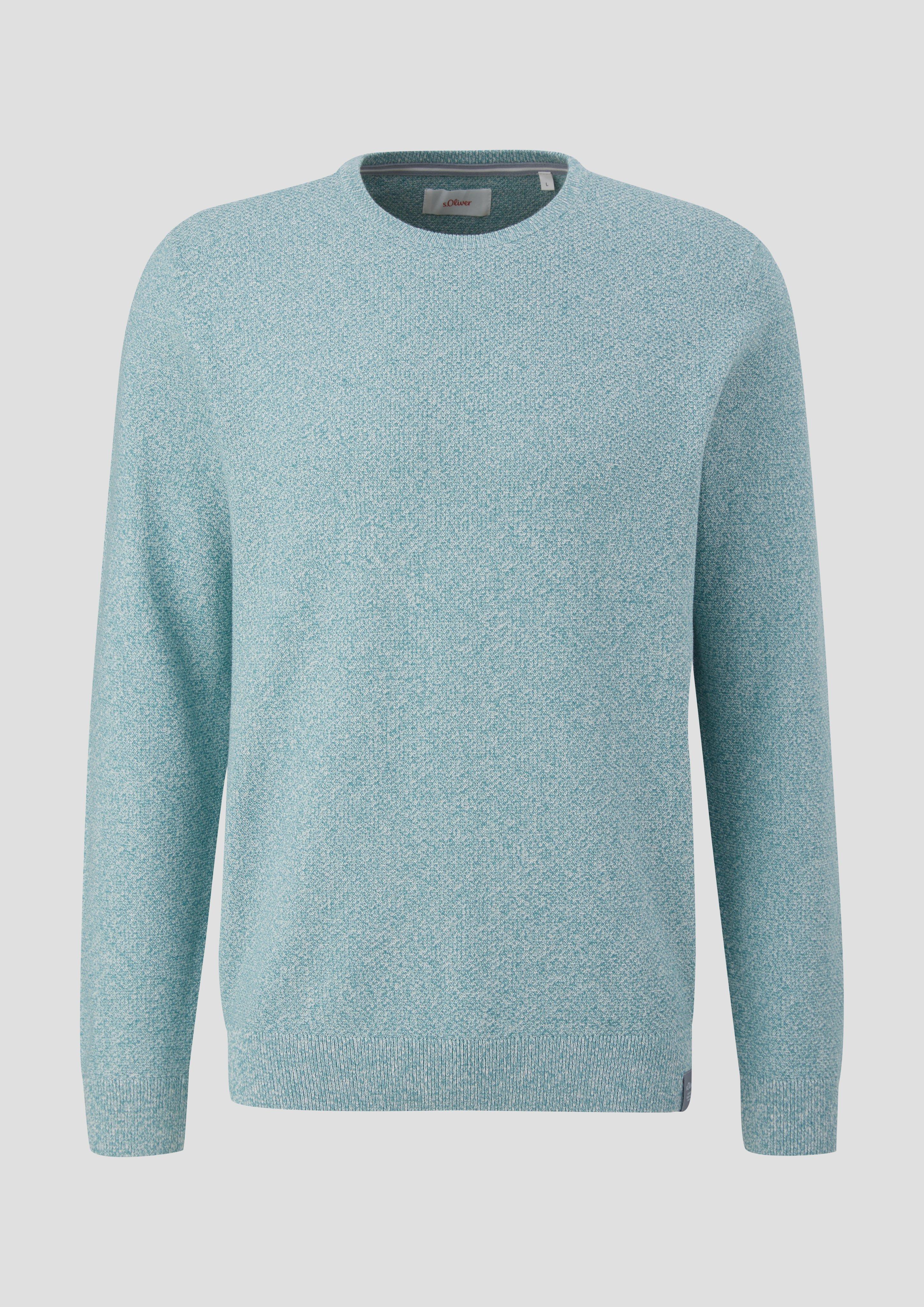 Feinstrickpullover mit Crew Neck  2146110-65X0