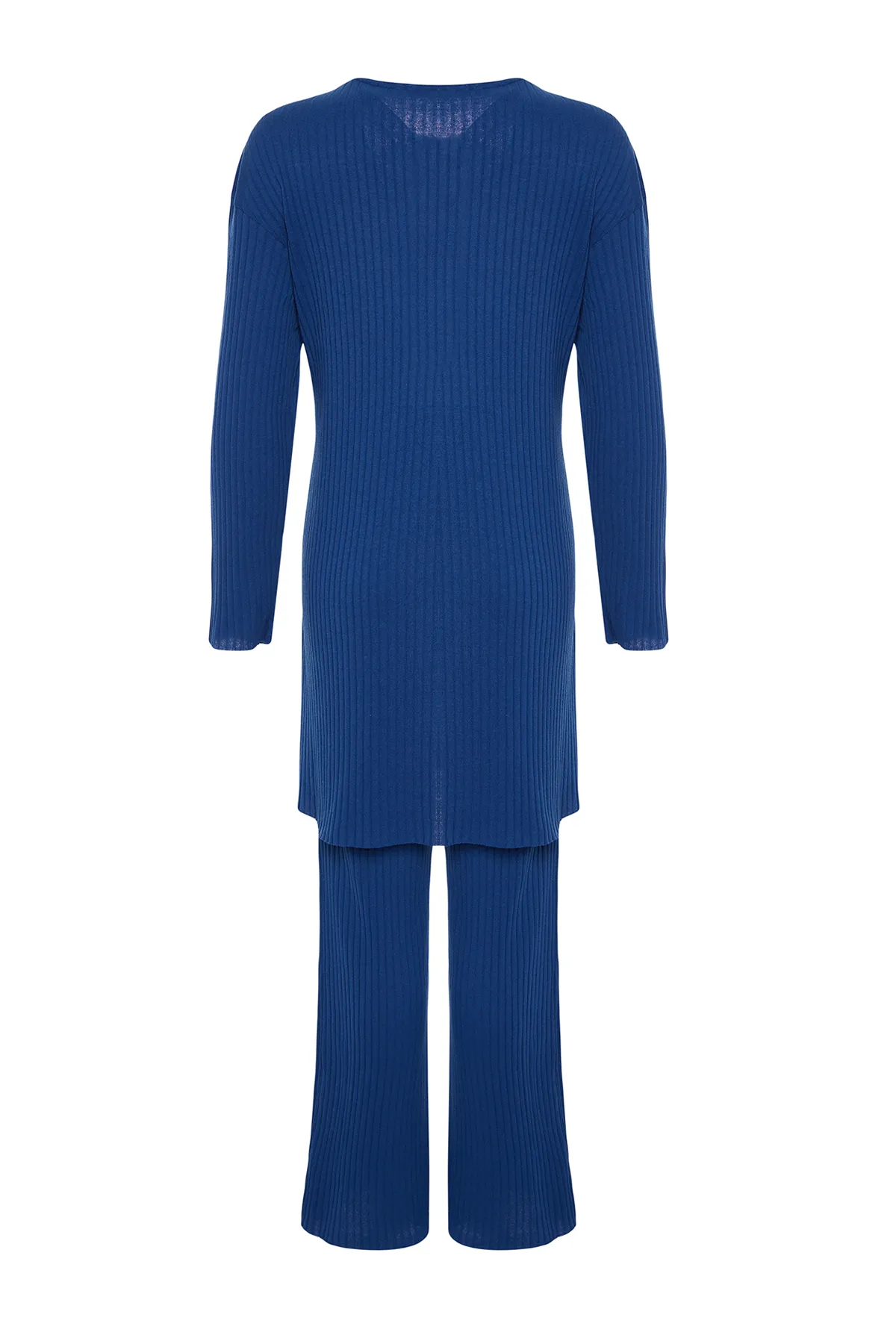 Trendyol Modest  Marineblaues Camisole-Set aus gestricktem Oberteil und Unterteil TCTSS24US00060