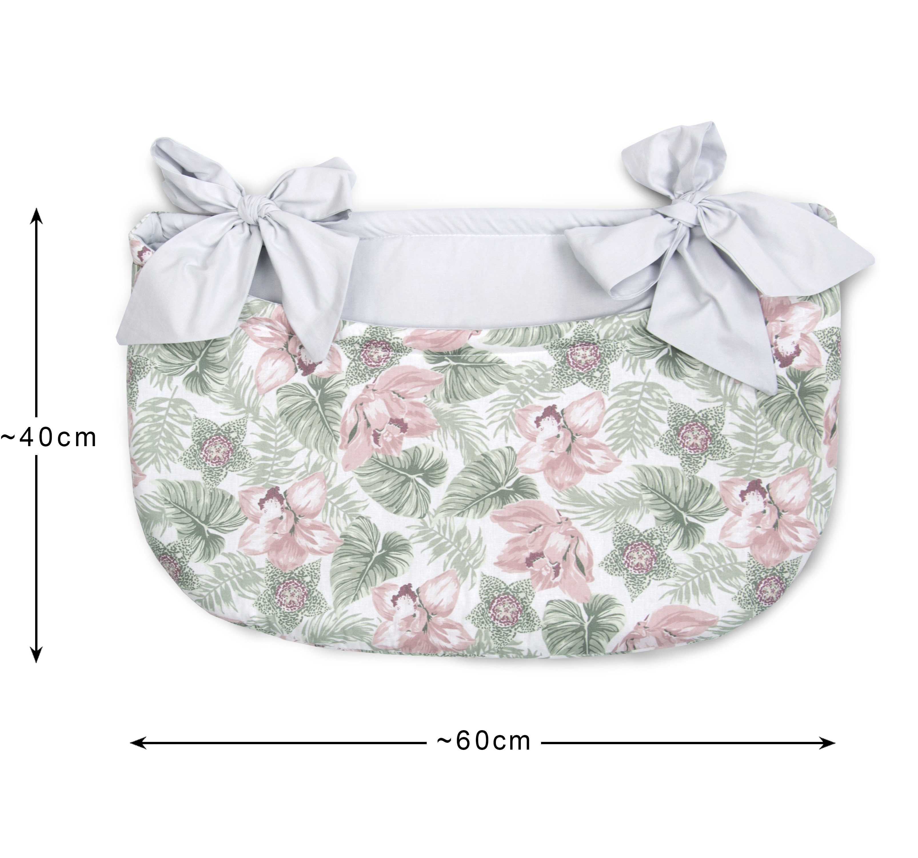 Amilian Betttasche (Made in EU) zum Einhängen; Spielzeugtasche; Babybetttasche; Windelntasche; Spielzeughalter; Aufbewahrungstasche; Organizer für Kiderbett, Babybett, Laufgitter oder Kinderzimmer
