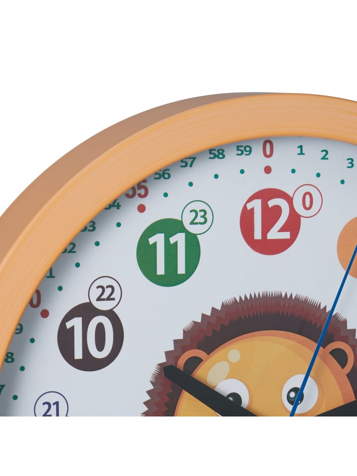 relaxdays Kinder-Wanduhr 