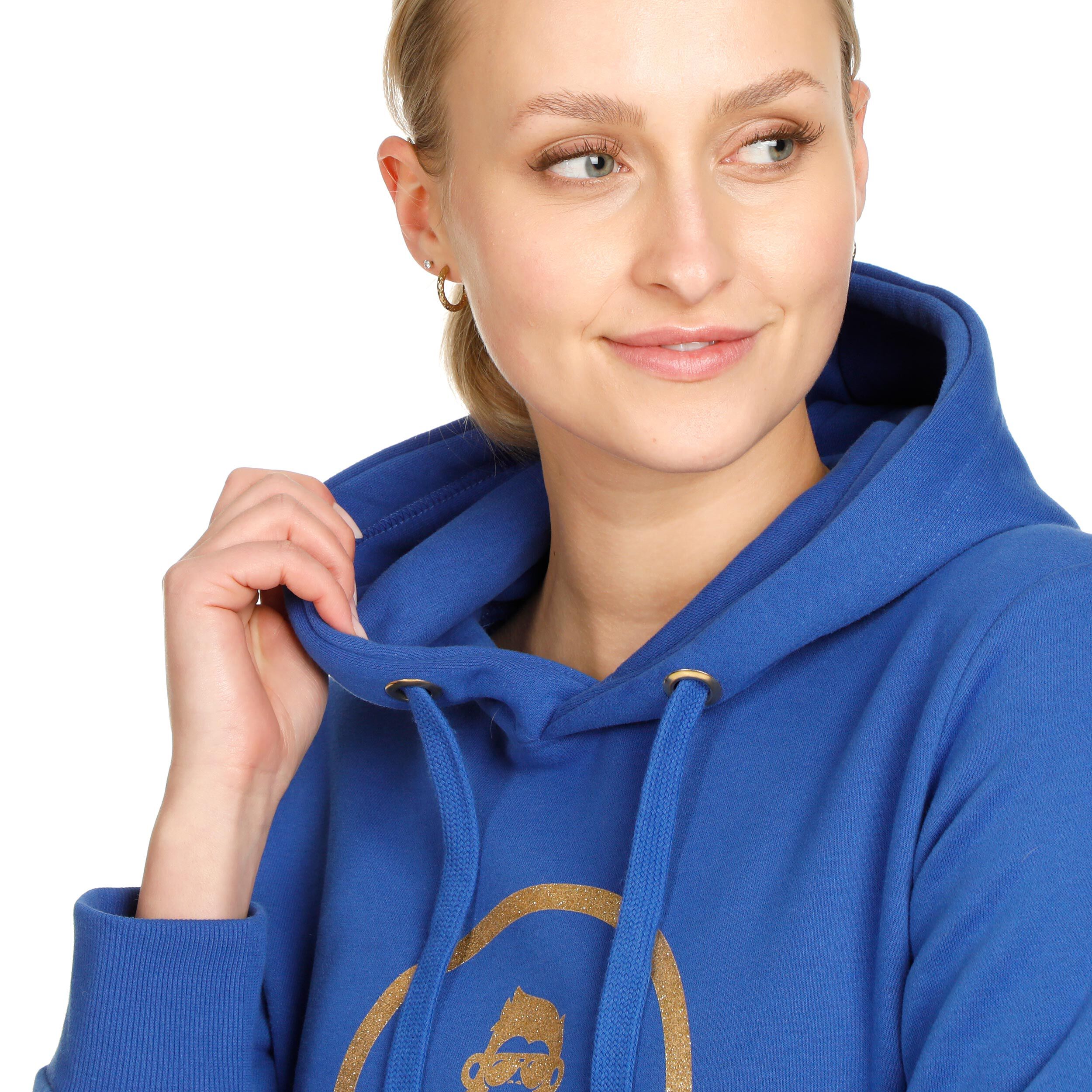 Baseline Logo Hoody Damen - Blau, Gold