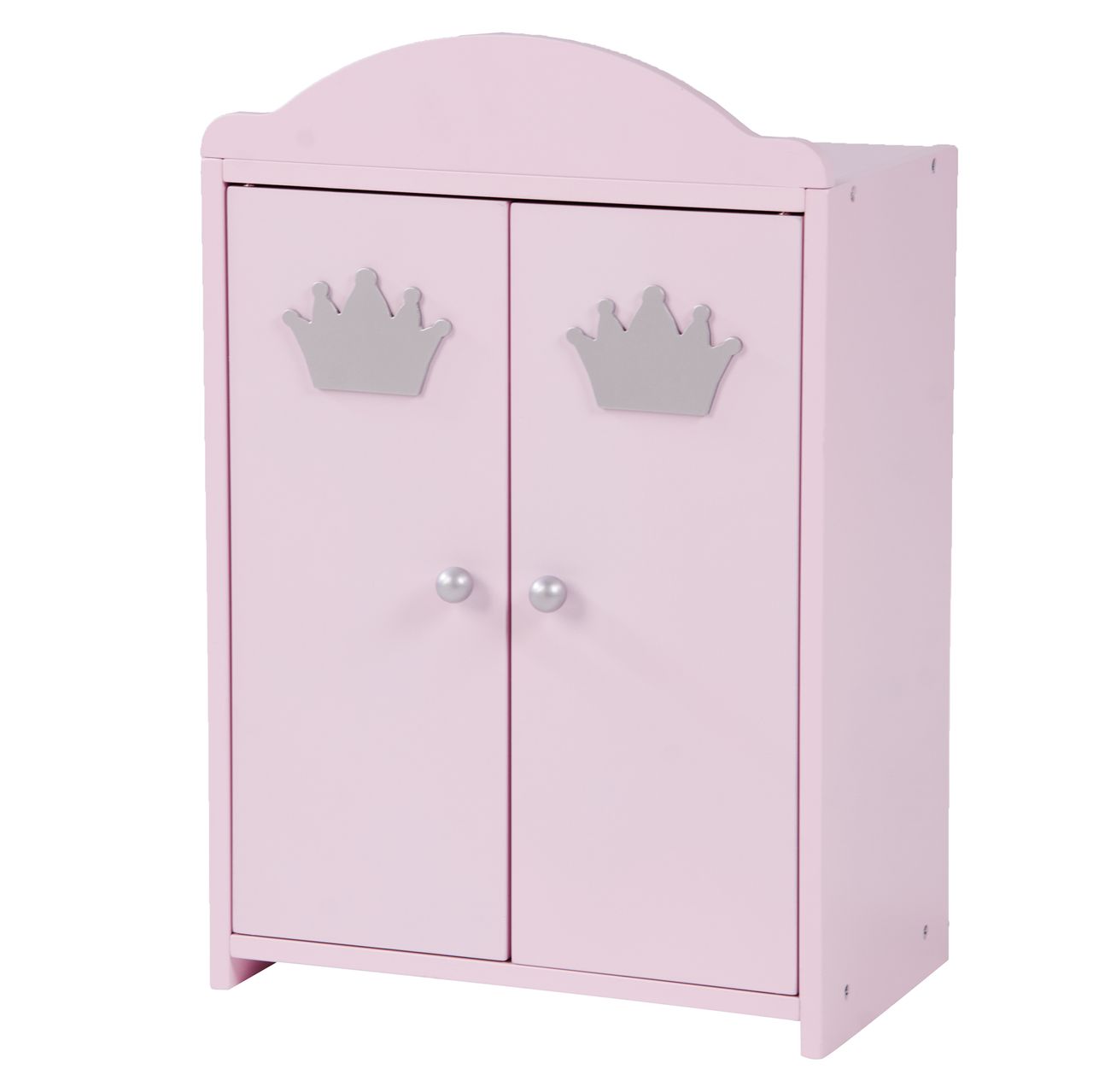 Roba Puppenkleiderschrank 2-türig „Prinzessin Sophie“, rosa lackiert, inkl. Kleiderstange und Boden