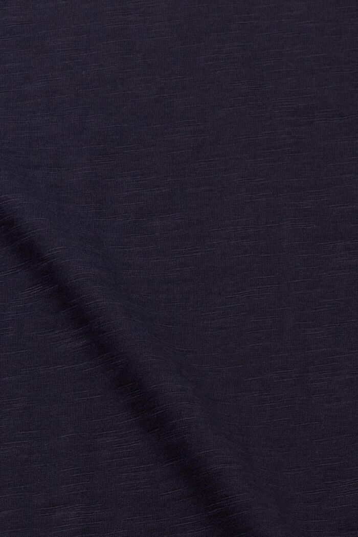 Henley-Shirt aus Slub Jersey
