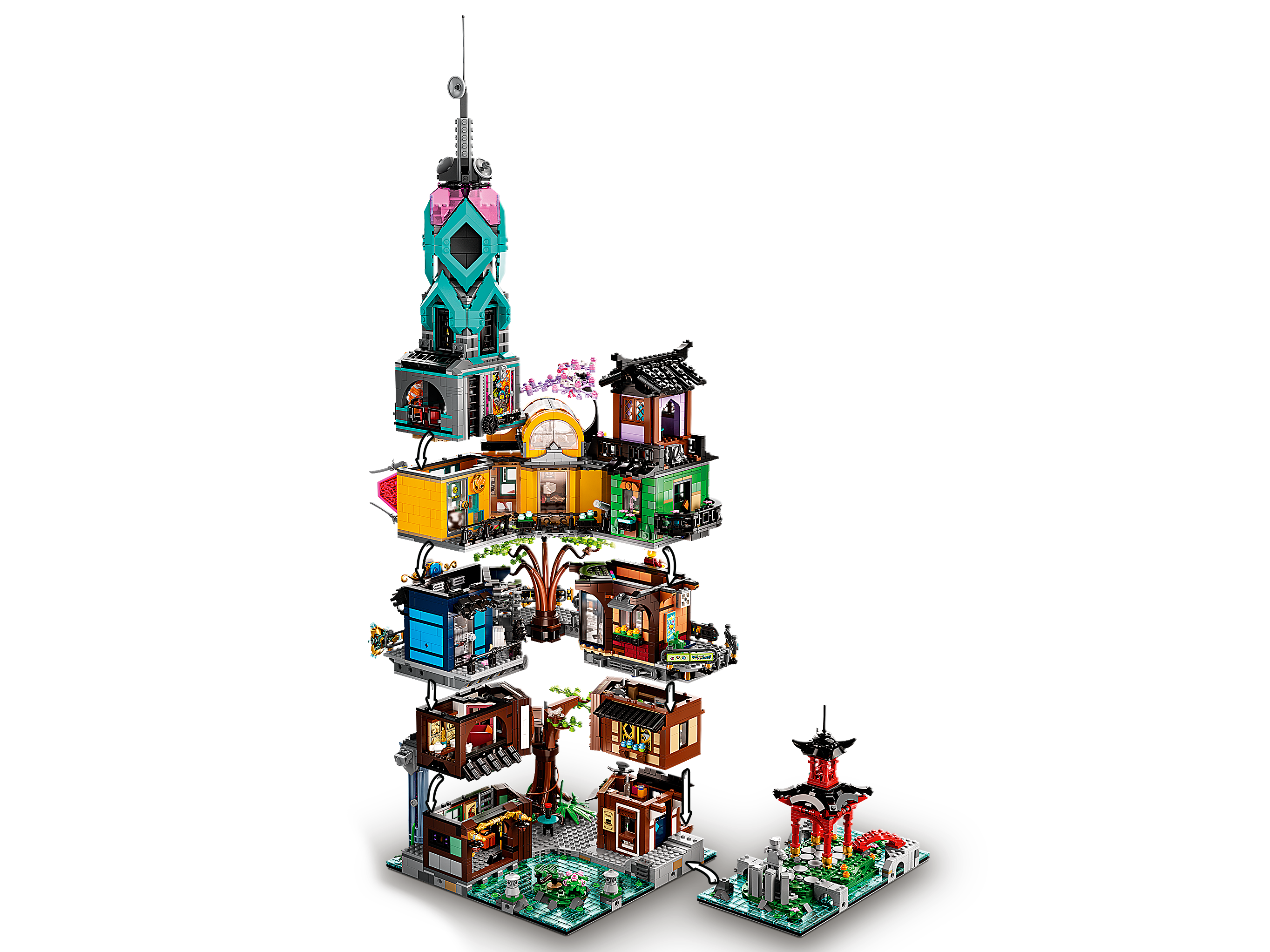 Les jardins de la ville de NINJAGO® 71741
