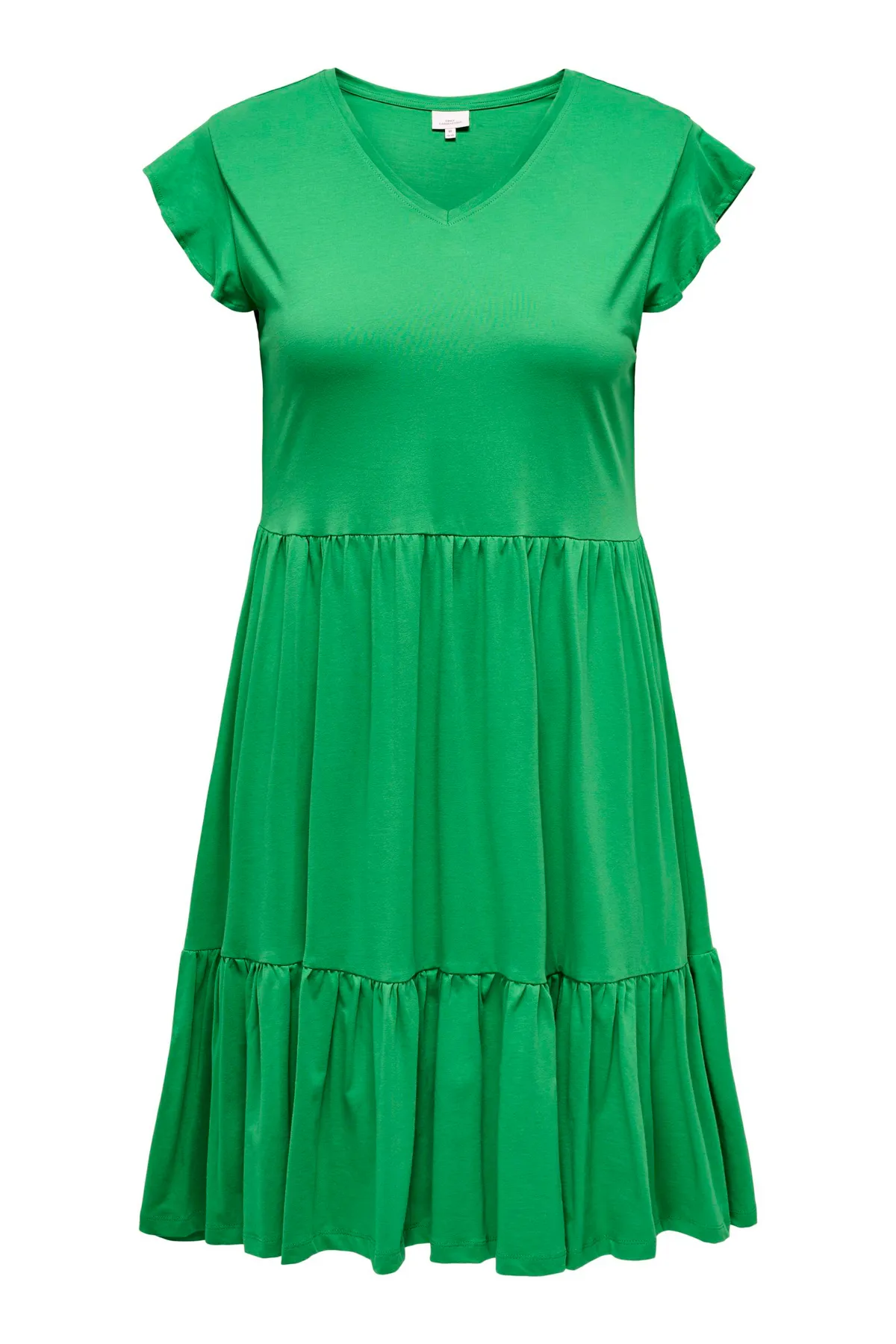 Only Carmakoma  CARMAY LIFE CAP SL FRILL DRESS JRS NOOS