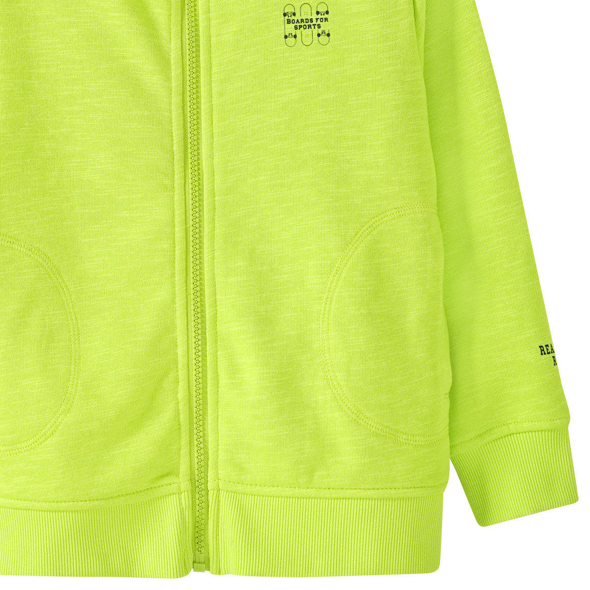 Jungen Sweatjacke mit kleinen Prints