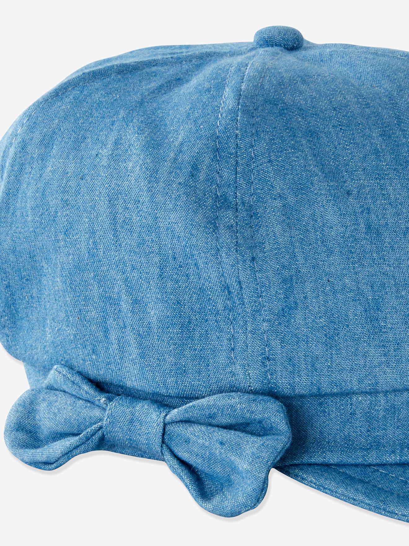Casquette gavroche en denim fille denim