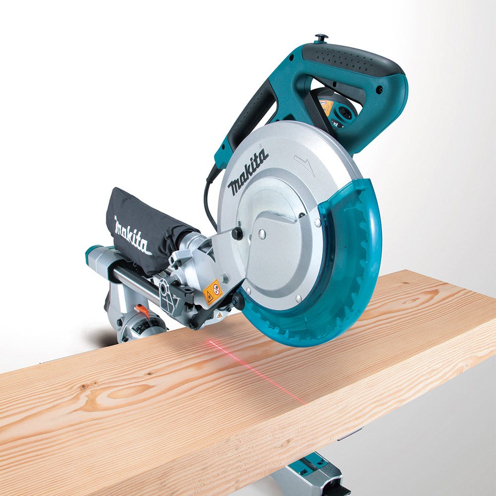 Serra de esquadria deslizante MAKITA LS1018L de 260 mm e 1430 W