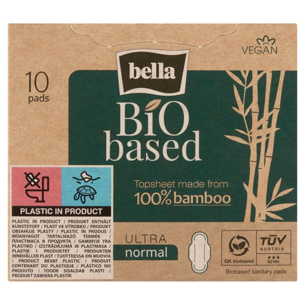 Bella BIOBased Normal higieniniai įklotai