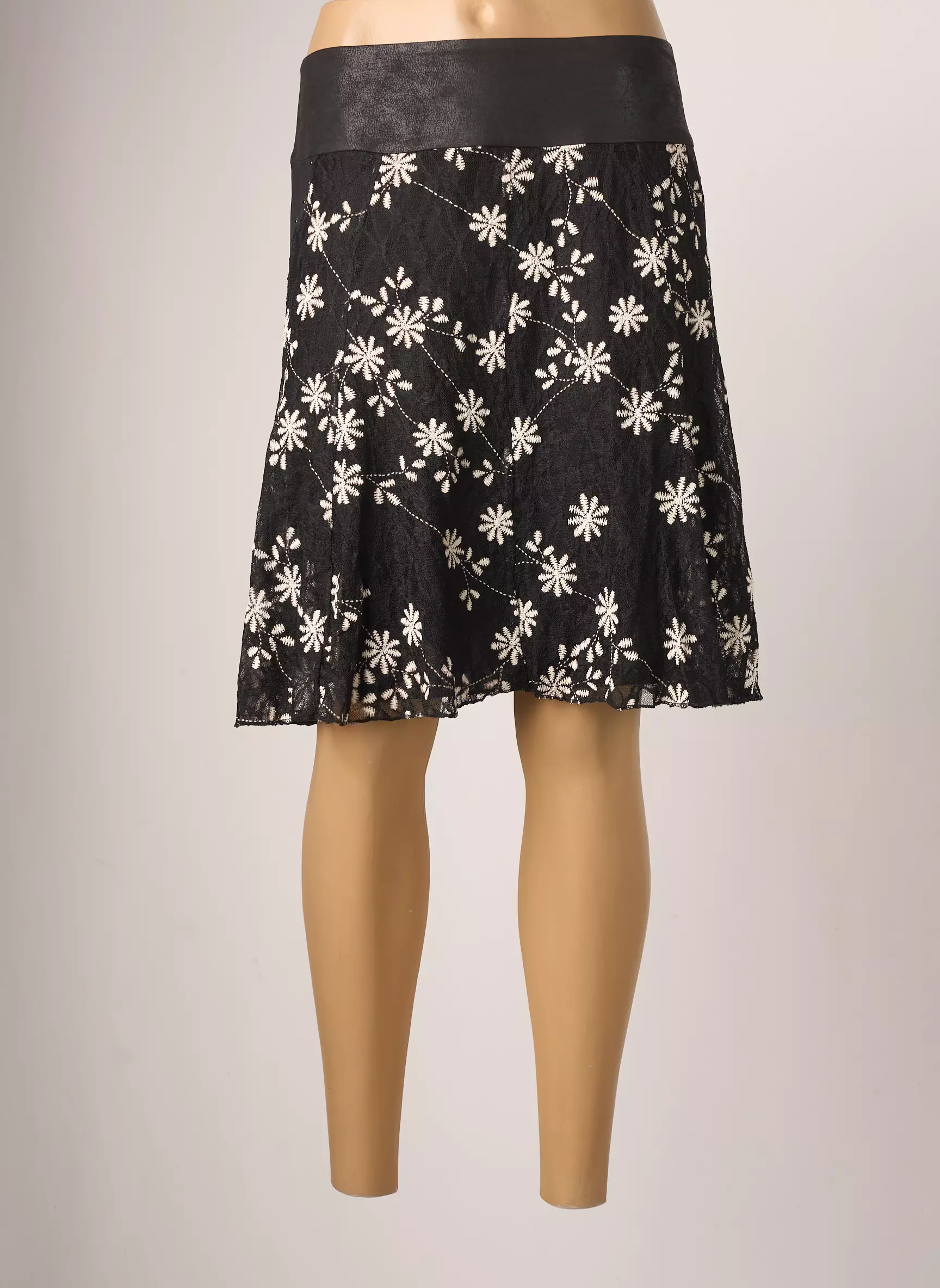 Influx Jupes Mi Longues Femme couleur noir