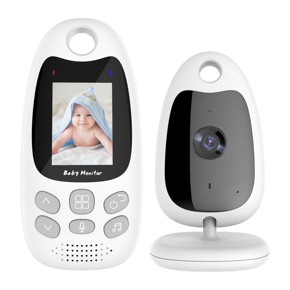 Ciskotu Video-Babyphone Babyphone mit Kamera, Nachtsicht, Temperaturanzeige, Schlaflieder