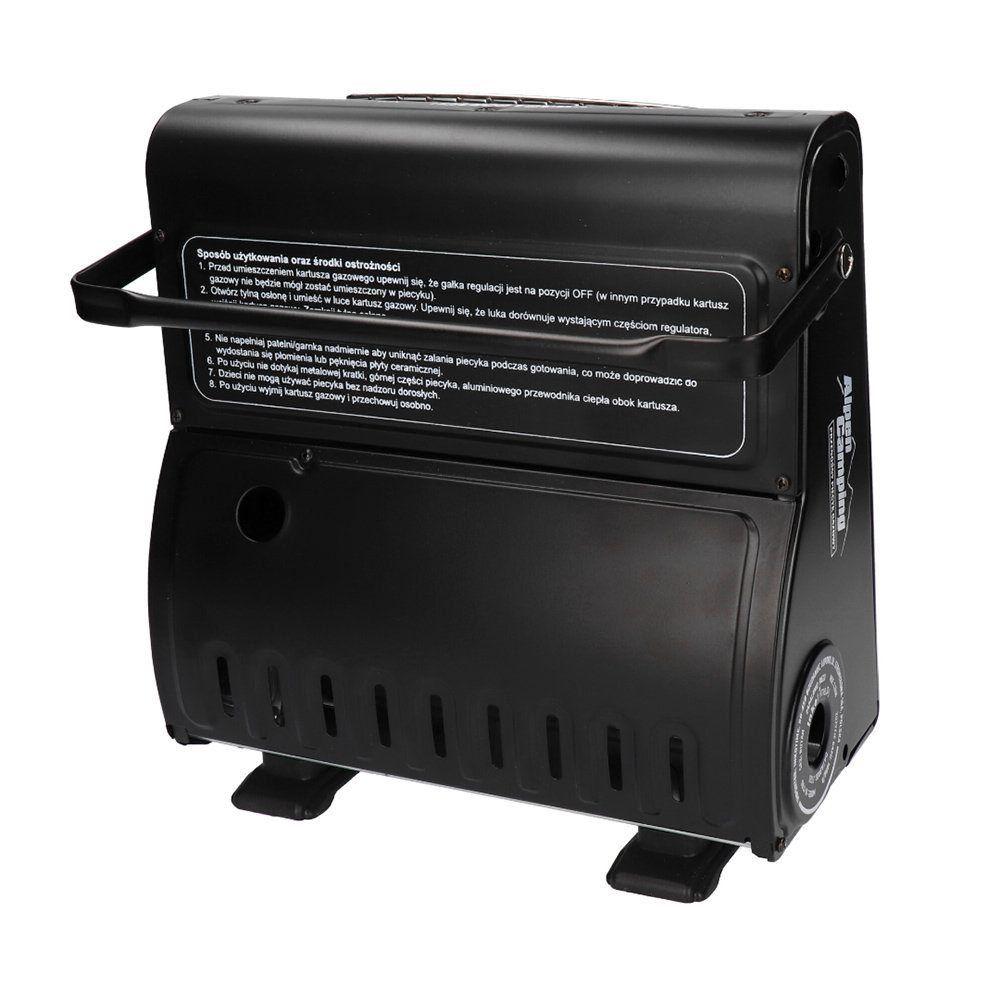 Alpen Camping Gaskocher IK1100, 2 in 1 Gasofen mit Kocherfunktion
