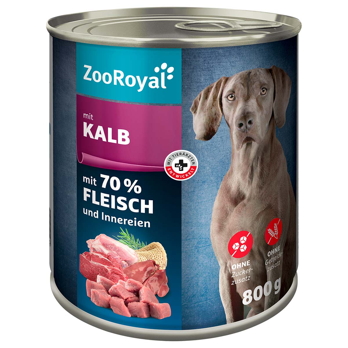 ZooRoyal Hunde-Nassfutter mit Kalb günstig kaufen