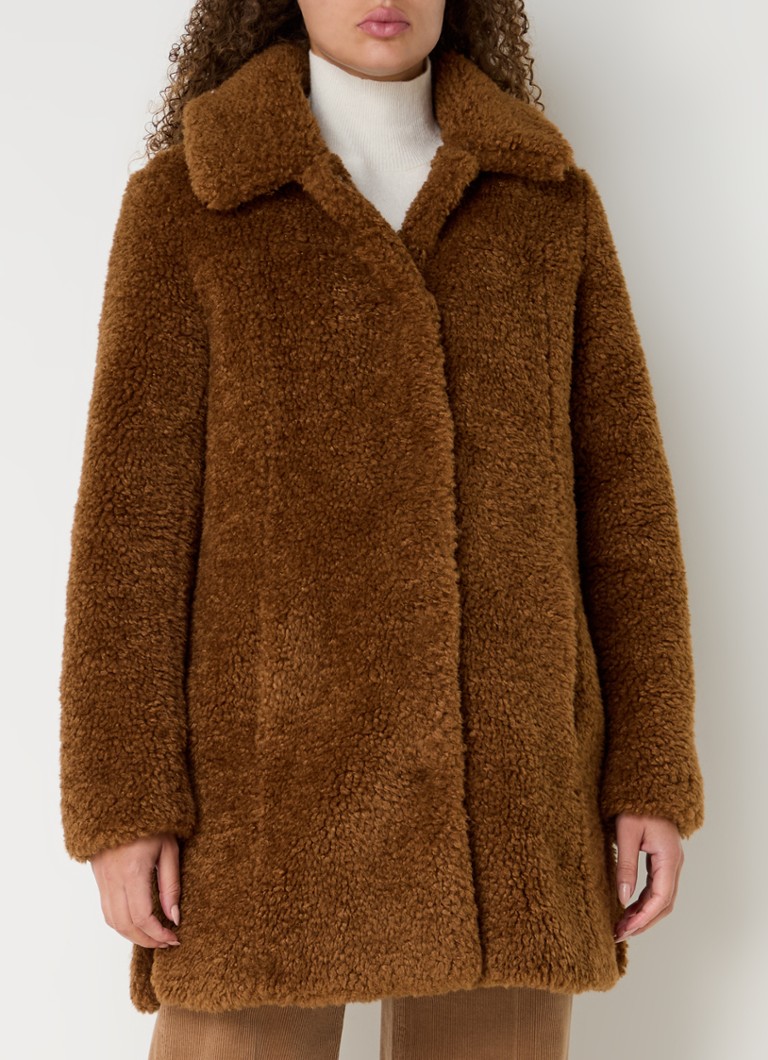 Palton Teddy River Woods cu buzunare laterale