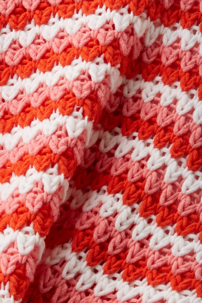 Grobstrick-Cardigan mit V-Ausschnitt