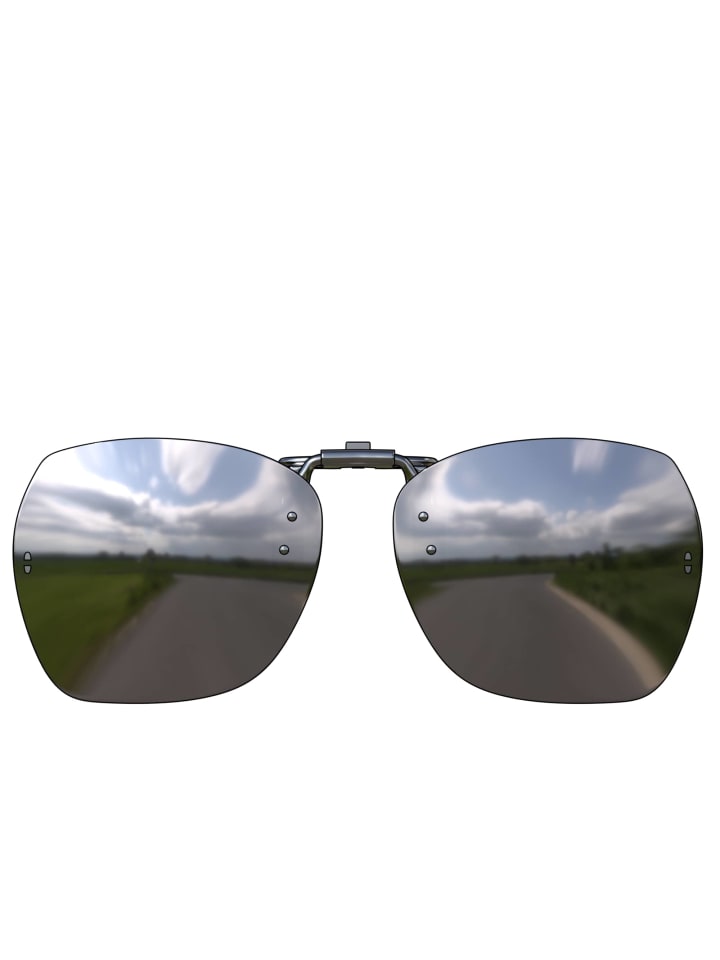 BEZLIT Clip On Sonnenbrille in Silber Verspiegelt günstig kaufen onesize