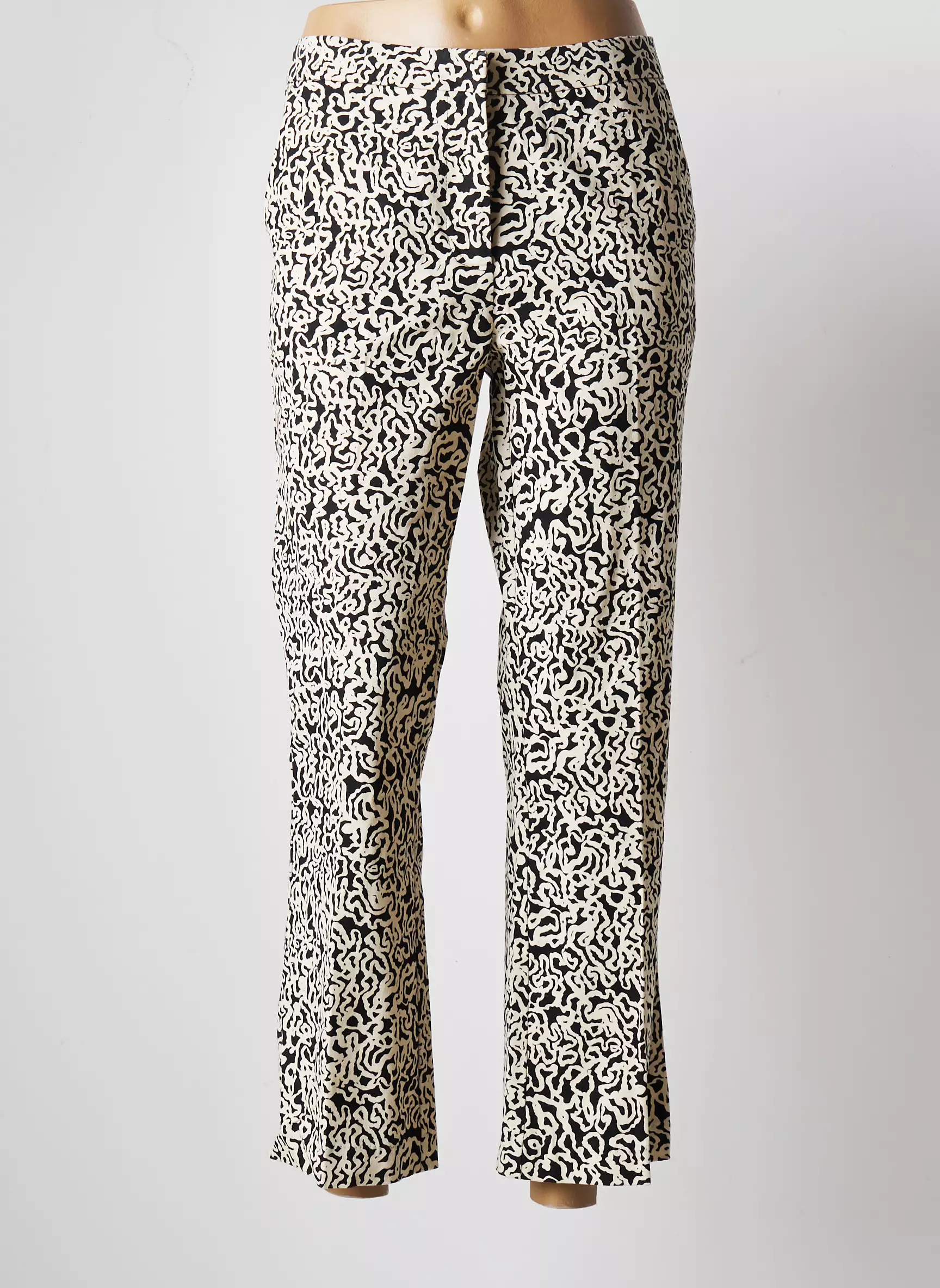 B Young Pantalon7 8 Femme couleur noir