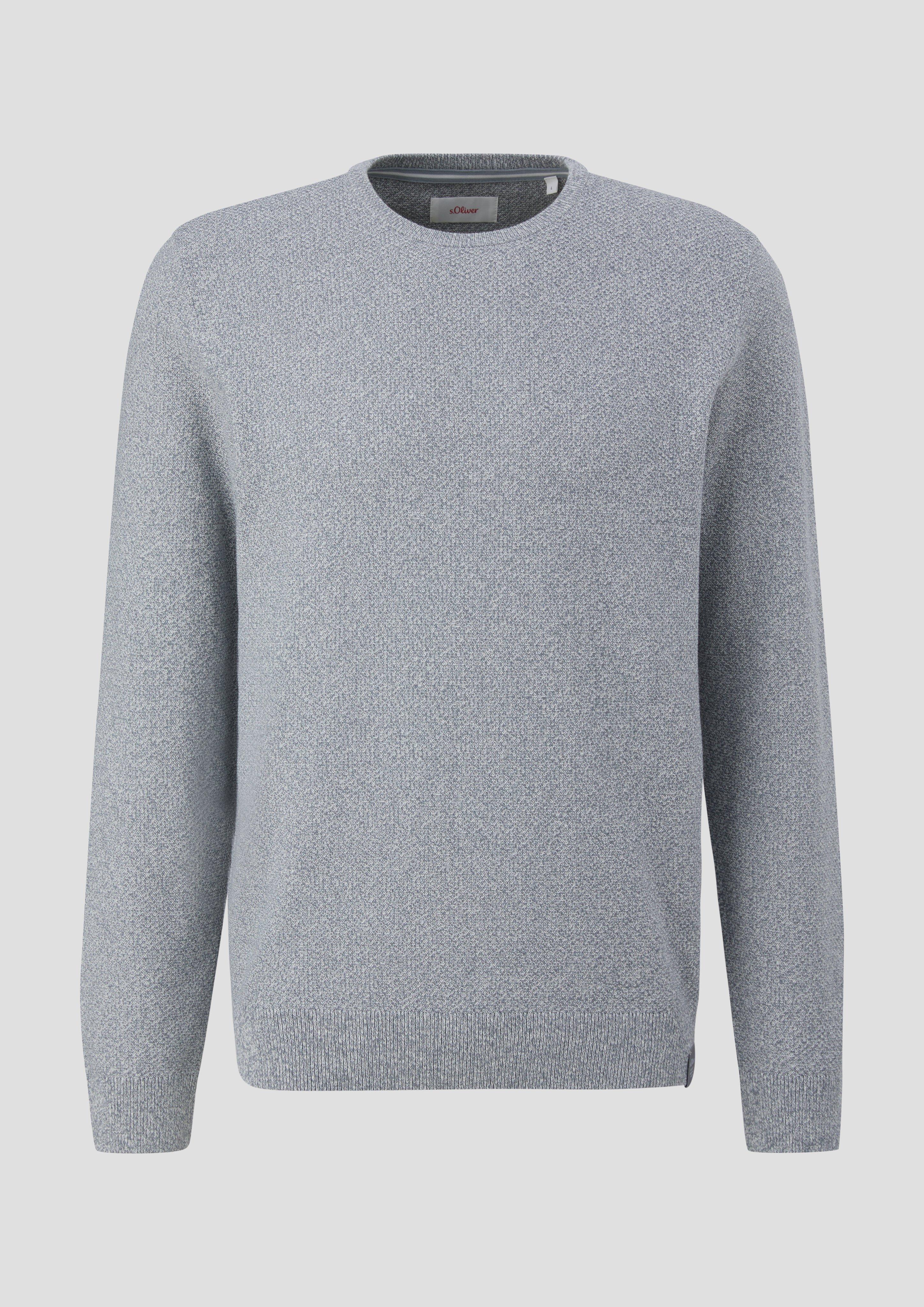 Feinstrickpullover mit Crew Neck  2146110-95X0