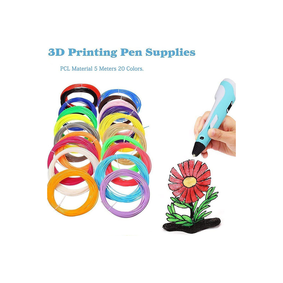 3D gedruckter Stift Cryogenic Smart Doodle Pen 3D-Druckstift kryogener intelligenter Kritzelstift dreidimensionaler Zeichenstift wiederaufladbar kreative Geschenke Kinderspielzeug Schreibwaren