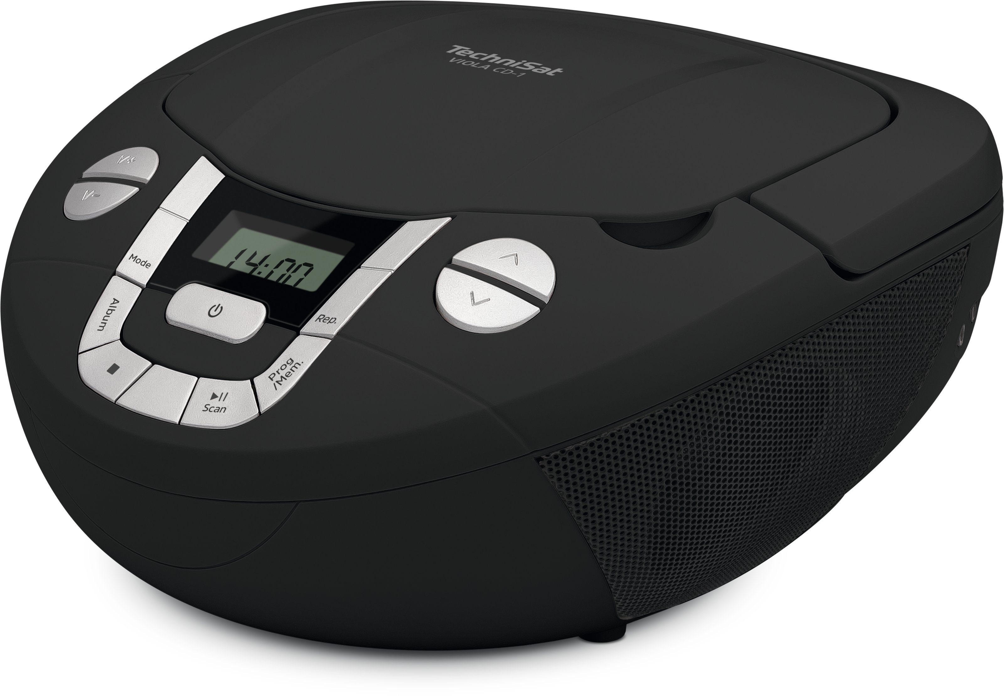 TechniSat VIOLA CD-1 tragbarer CD-Player (Bluetooth, UKW-Radio (mit PLL), Netz- und Batteriebetrieb)