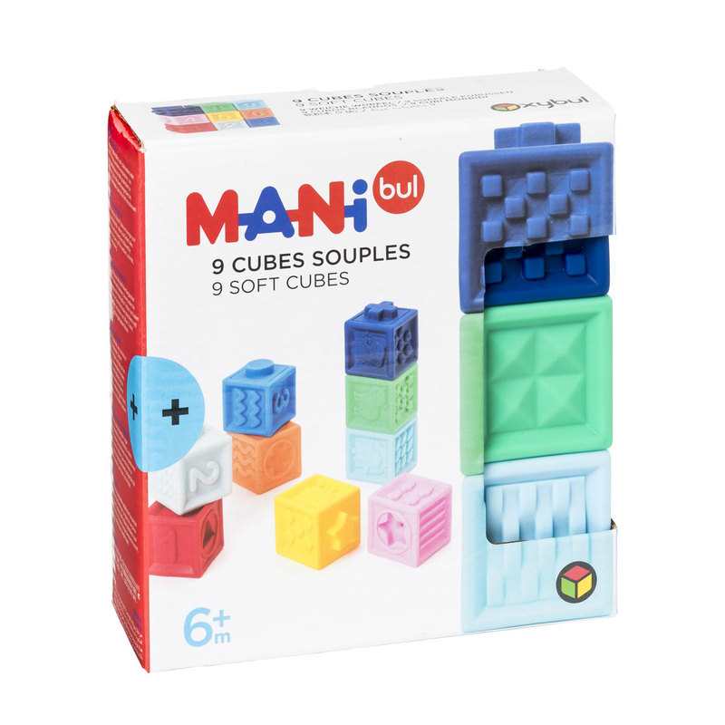 9 cubes souples Oxybul