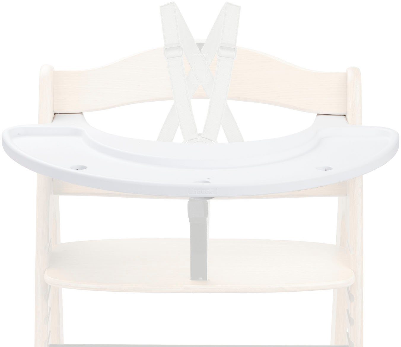 Hauck Hochstuhltablett Arketa Play Tray, White, Kunststoff