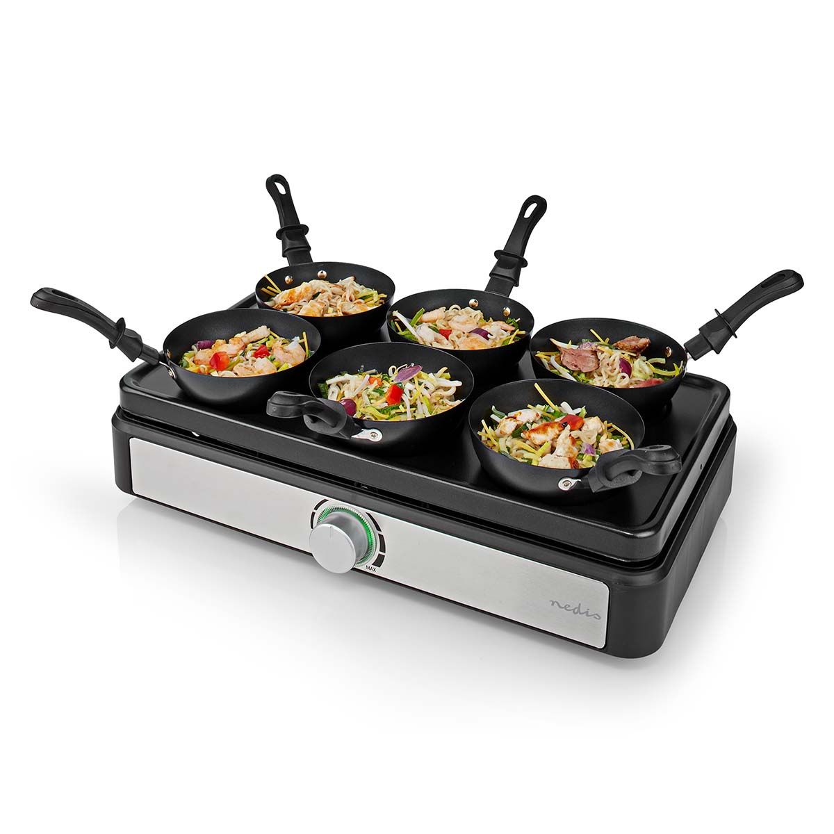 Nedis FCRA310FBK6 Party-Wok-Set