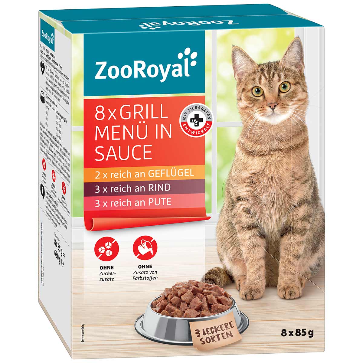 ZooRoyal Multipack Grill Menü in Sauce 8x85g kaufen