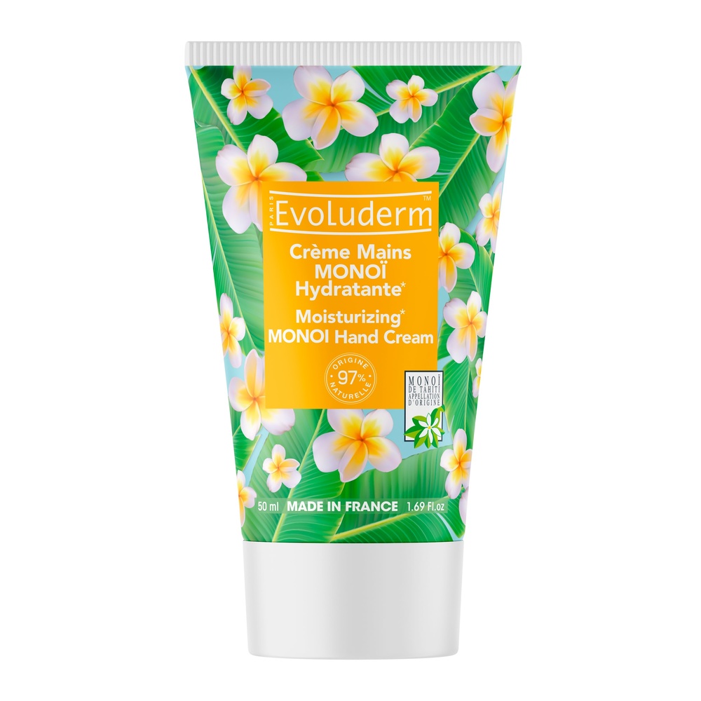 evoluderm Crème mains Monoï Hydratante - 50 ml Crème mains