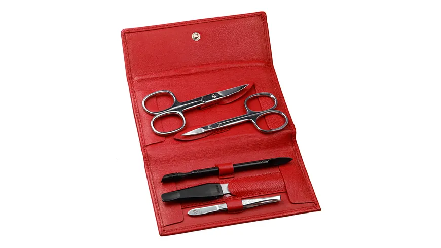 Kniebes SONNENSCHEIN Manicure-Etui flammrot