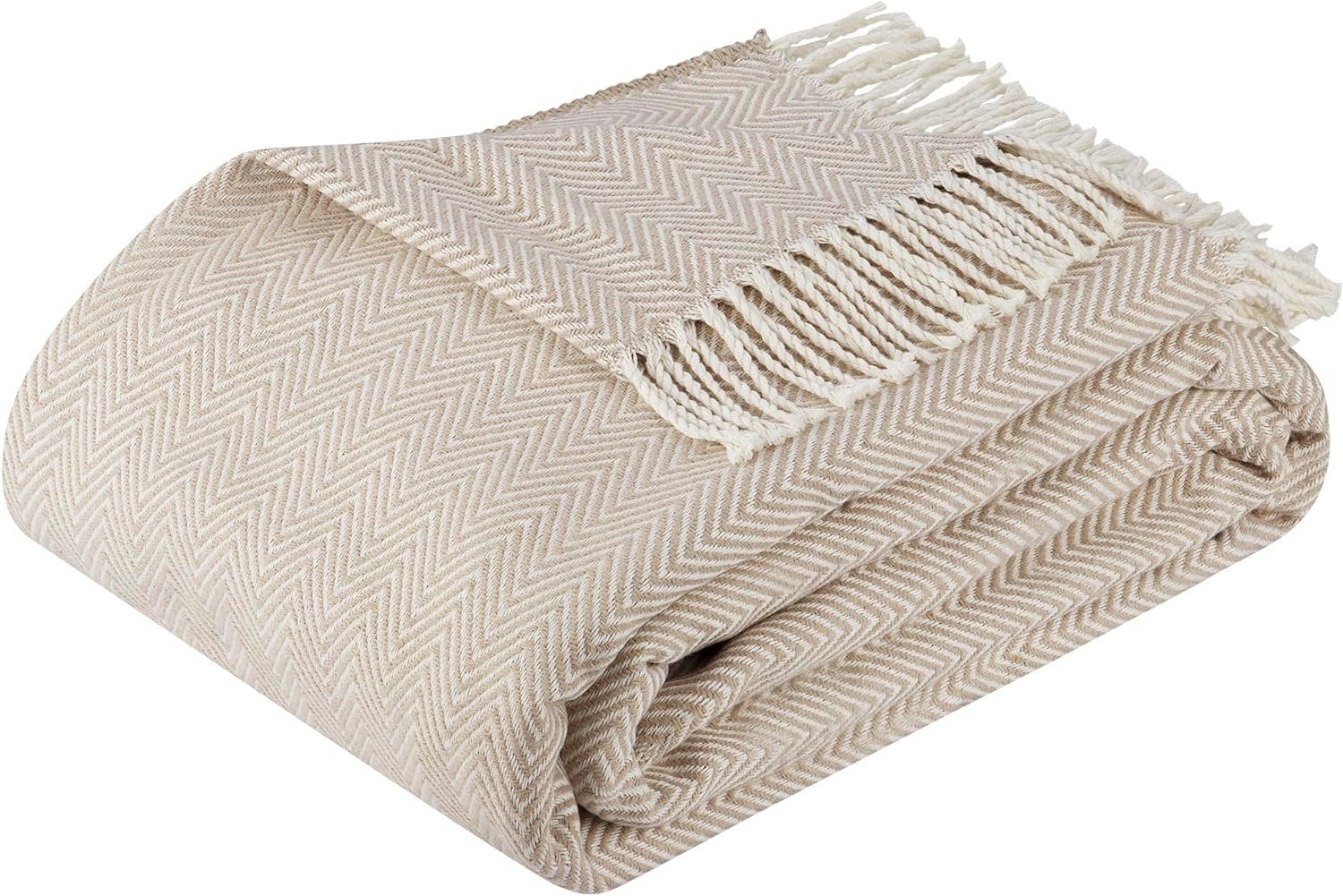 Wohndecke Kuscheldecke Hochwertige Wohndecke Cozy Cotton 150x200cm, Fleecedecke, BOHORIA
