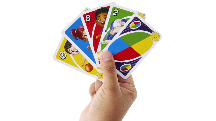 Mattel Games UNO Junior Move interaktives Kartenspiel, Kinderspiel