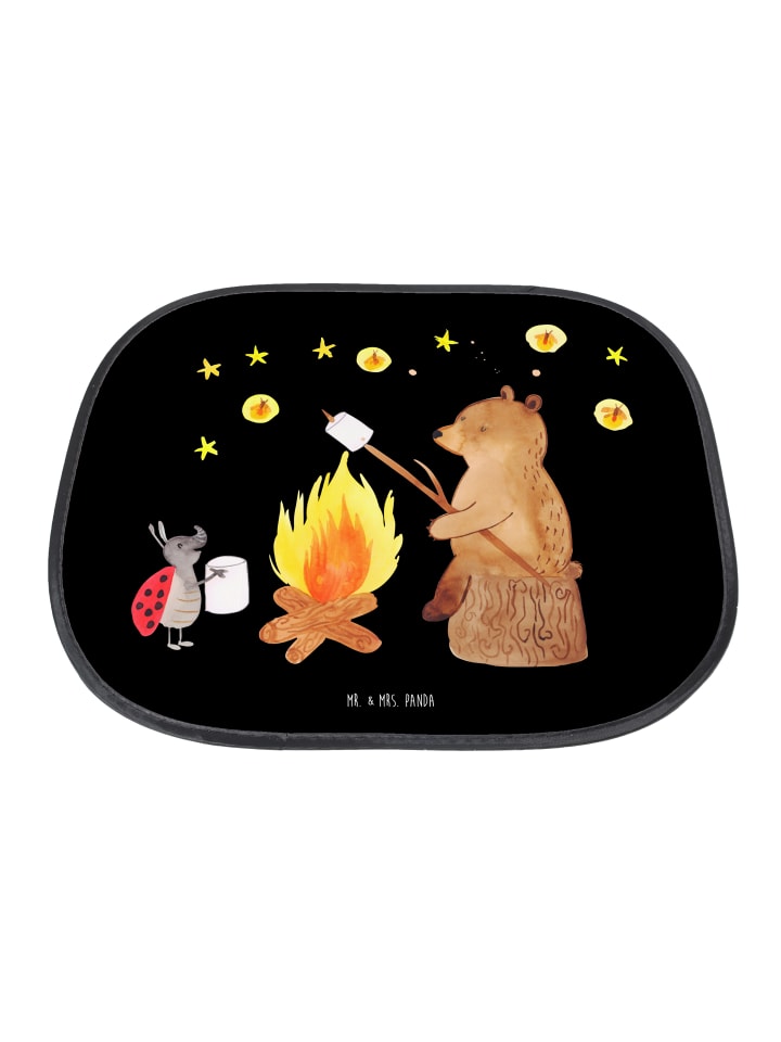 Mr. & Mrs. Panda Auto Sonnenschutz Bär & Marienkäfer Lagerfeuer ... in Schwarz günstig kaufen onesize