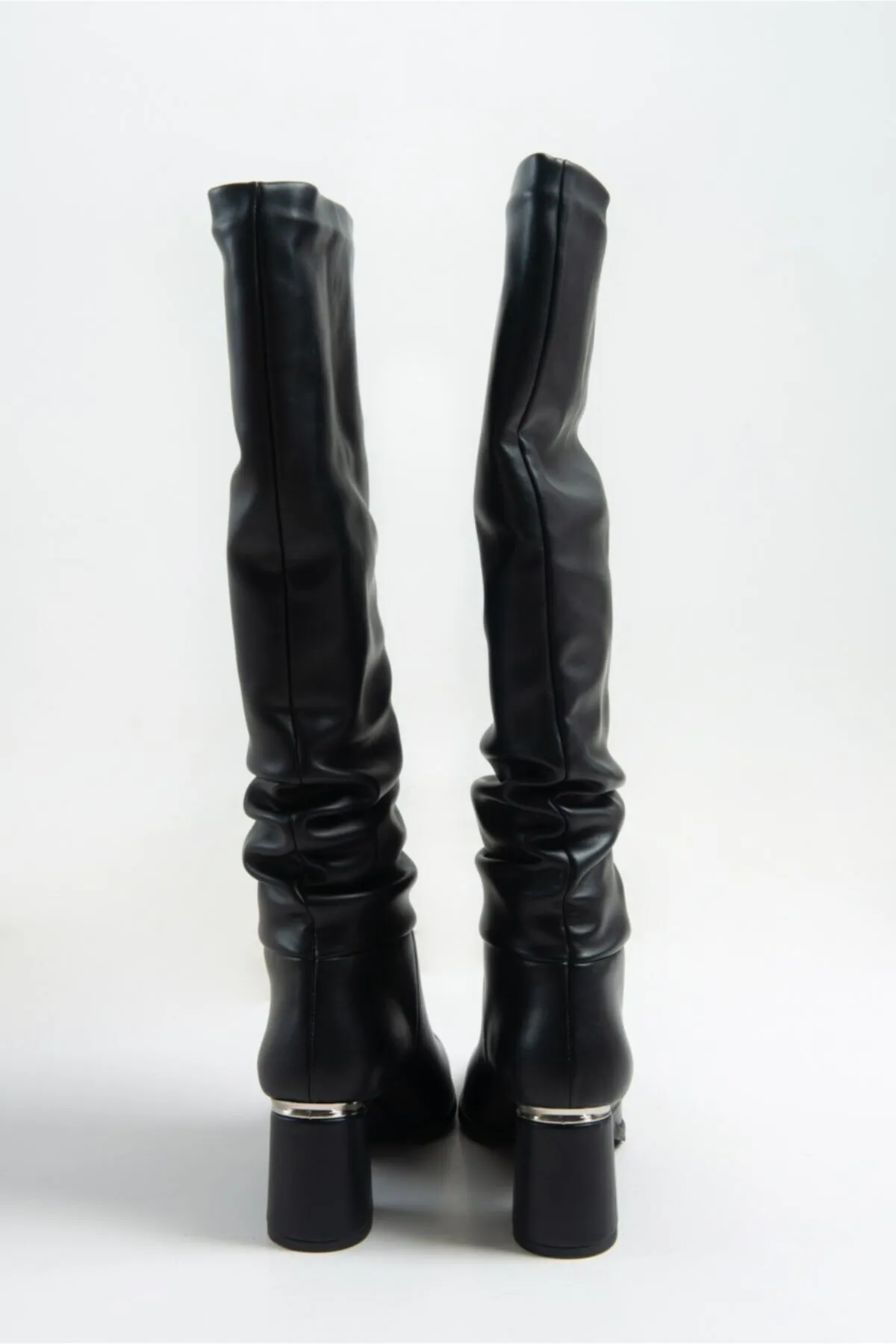 LuviShoes  120 Damenstiefel mit schwarzer Haut