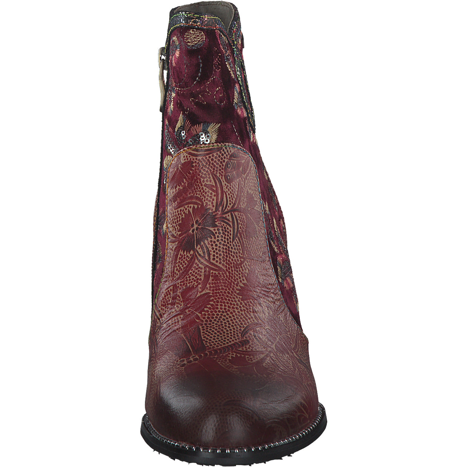Laura Vita Oliveo 01, Stiefeletten, Damen, Rot